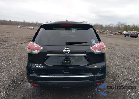 2015 Nissan Rogue Sv z USA, uszkodzony, nr VIN KNMAT2MT7FP582805
